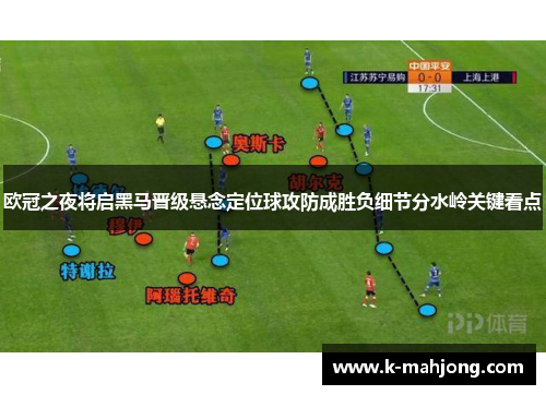 欧冠之夜将启黑马晋级悬念定位球攻防成胜负细节分水岭关键看点